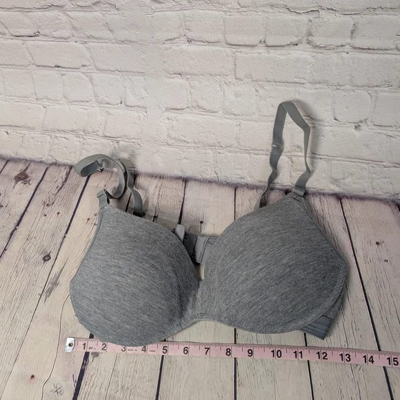 Elegant Gray Women's Bra - Picture 6 of 6